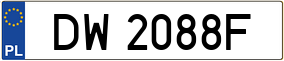 Truck License Plate
